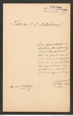 k.k. naturhistorisches Hofmuseum, Intendanzakten 1885-1896 (Hauer), Aktenzahl Z.222/1893, Seite 15